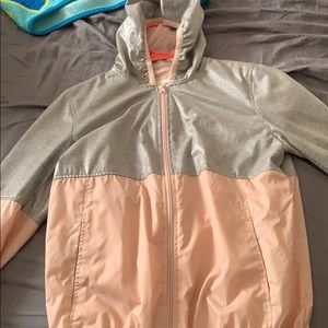 Windbreaker pink/grey
